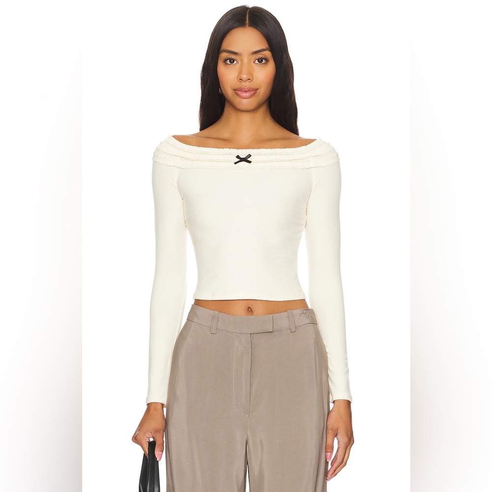 NWT REVOLVE MORE TO COME Brexley Top in Cream